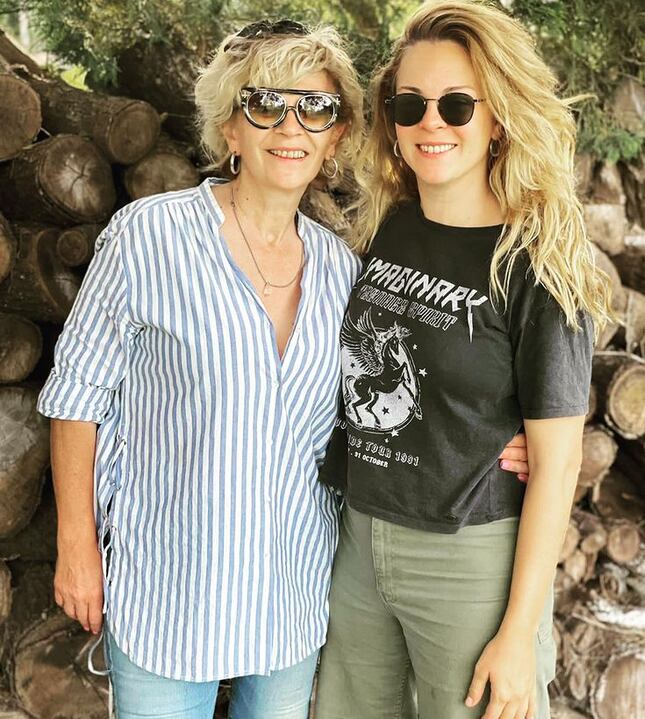 Yanina Screpante y su madre, en Instagram.