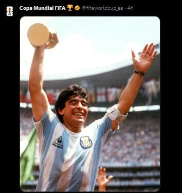 El homenaje de la FIFA a Maradona