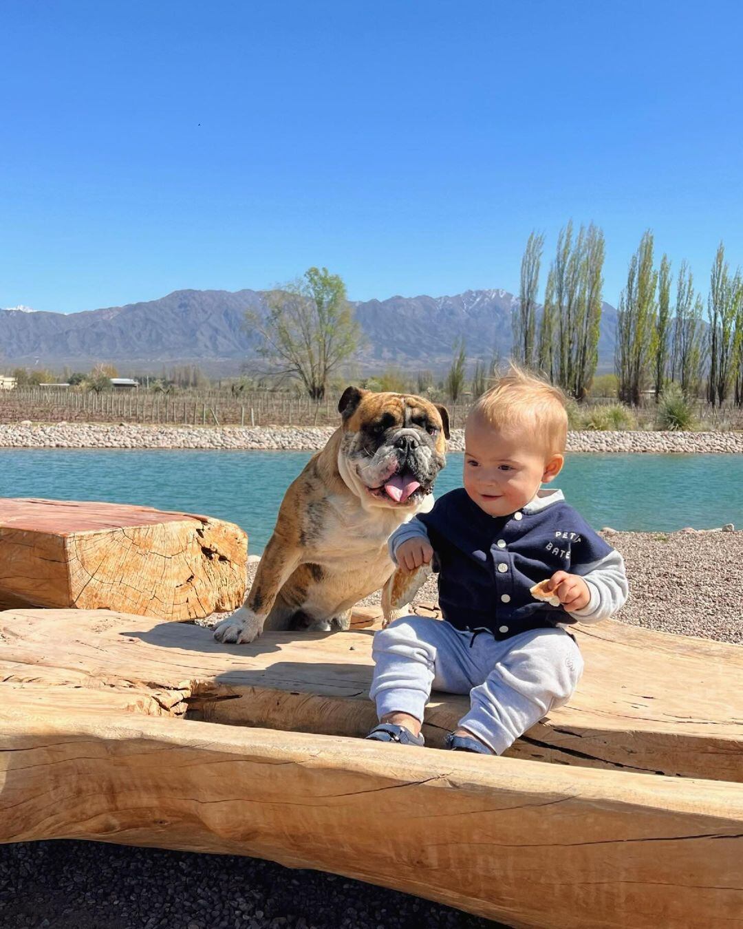 Agustina Gandolfo disfruta de Mendoza. Captura de Instagram.