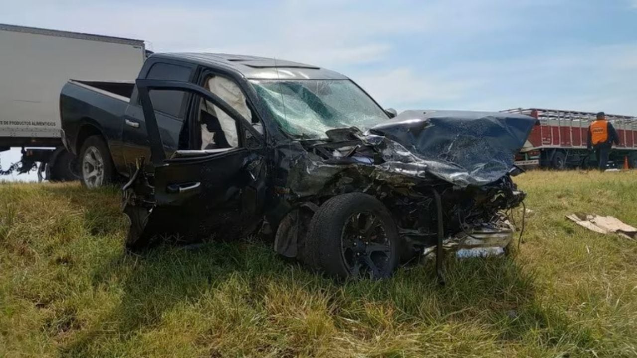 Michael Díaz, hijo de Ramón díaz, chocó con el auto: murió su esposa y él está hospitalizado junto a su hijo. / Gentileza.