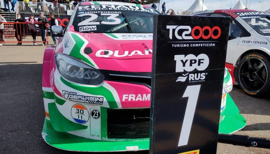 Ignacio Montenegro logró su primera pole en el TC2000