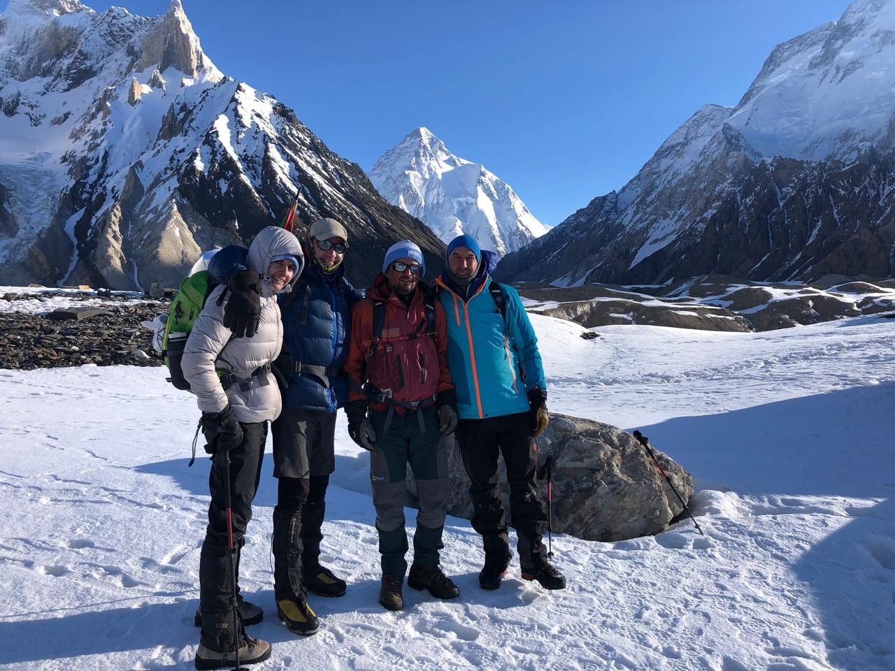 Se salvó de morir en los Andes al bajar a tiempo y es el argentino más viejo en hacer cumbre en el Everest. Foto: Gentileza Pablo Buchbinder