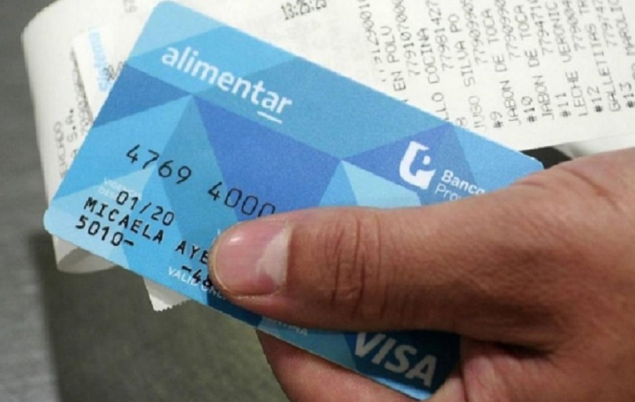 Tarjeta Alimentar se cobra el mismo día que la AUH y AUE