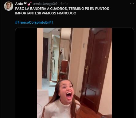 Los mejores memes de la carrera de Franco Colapinto en Bakú.