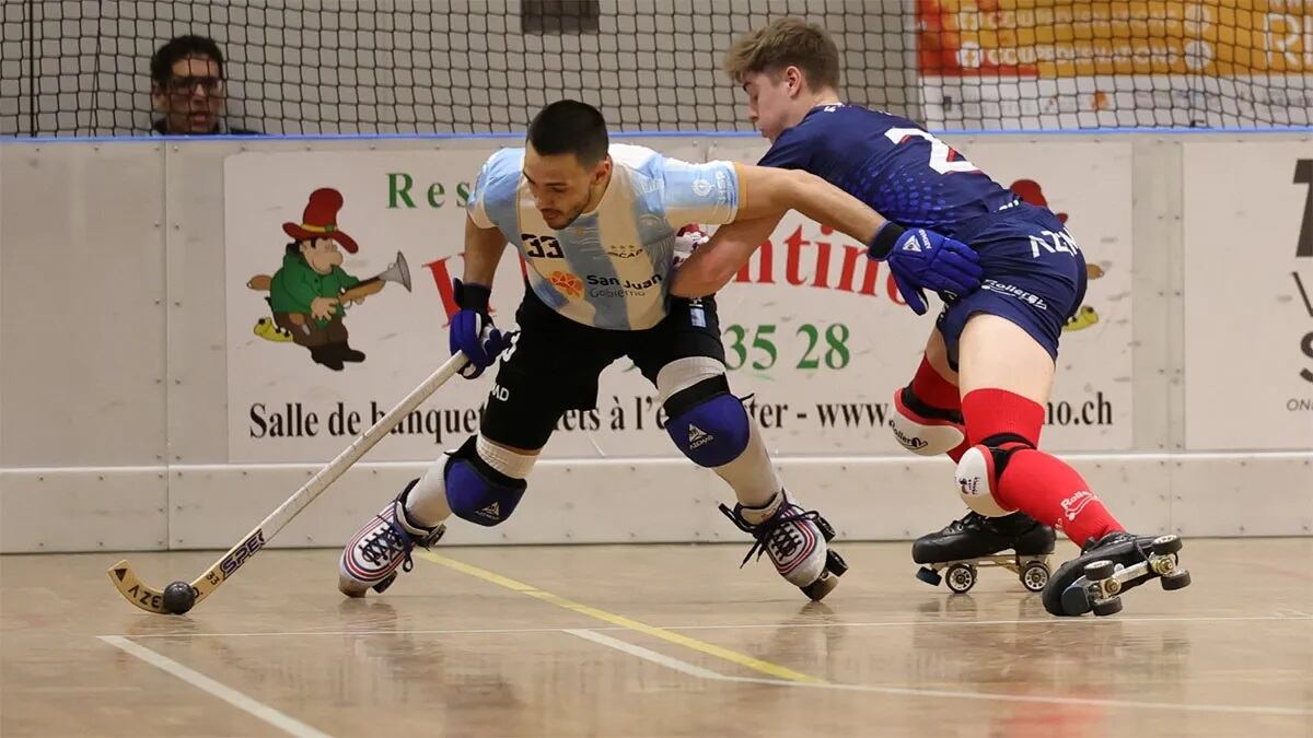 Argentina hockey patín finalista de la Copa de las Naciones