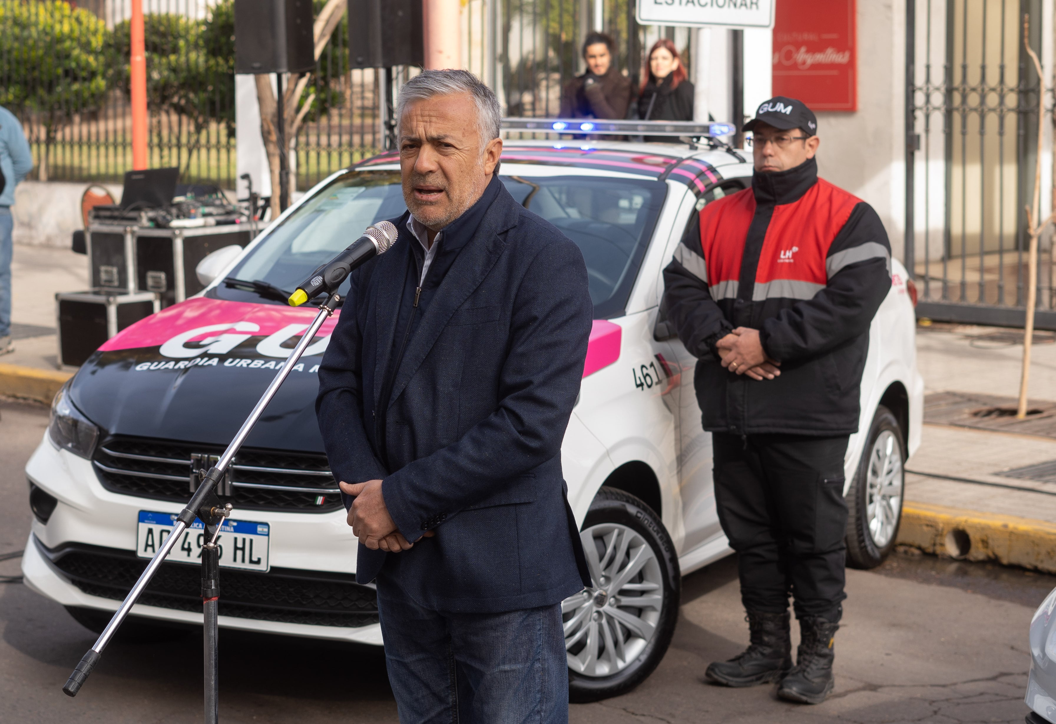 El gobernador Alfredo Cornejo en Las Heras. Foto: Prensa Mendoza