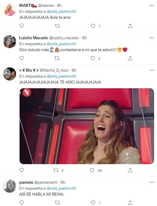 Fans de La Sole acompañaron su mensaje contra los haters (Captura Twitter)