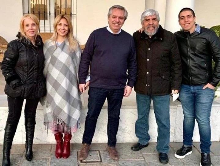 El día que Alberto Fernández se reunió con Hugo Moyano en la residencia de Olivos.