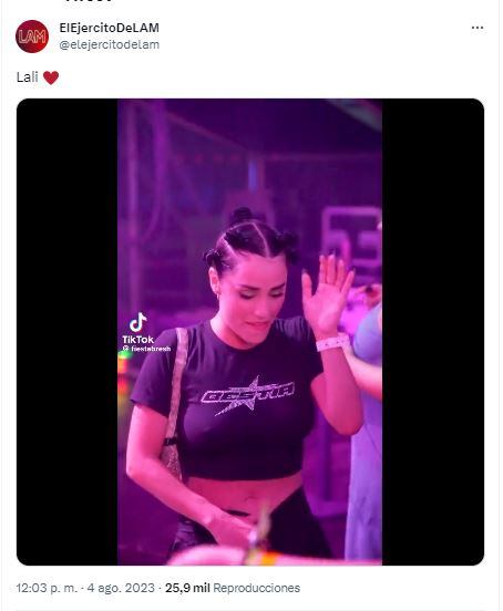 Lali bailó una canción de Tini y enamoró a sus fans.