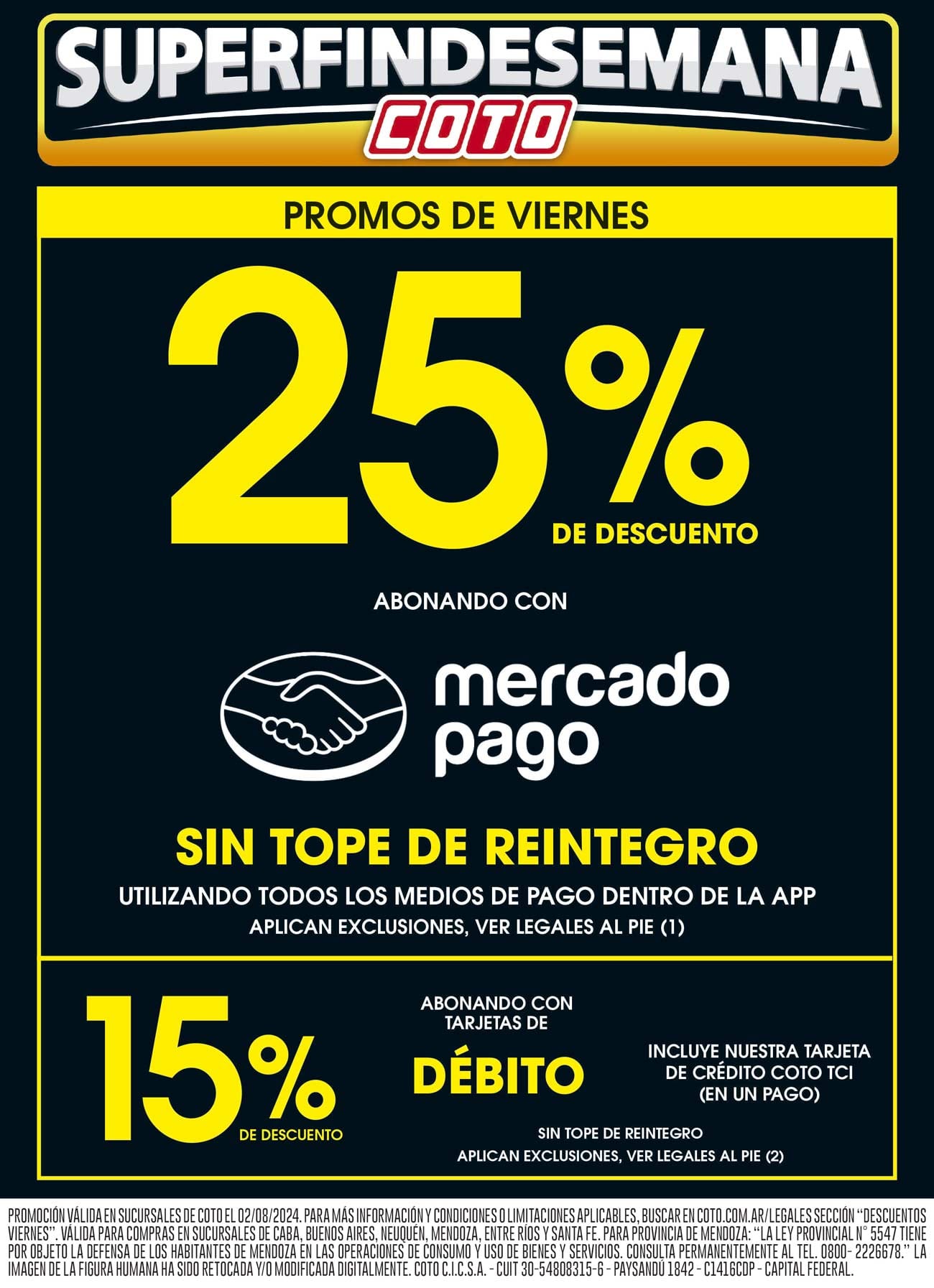 Descuentos en COTO con Mercado Pago.