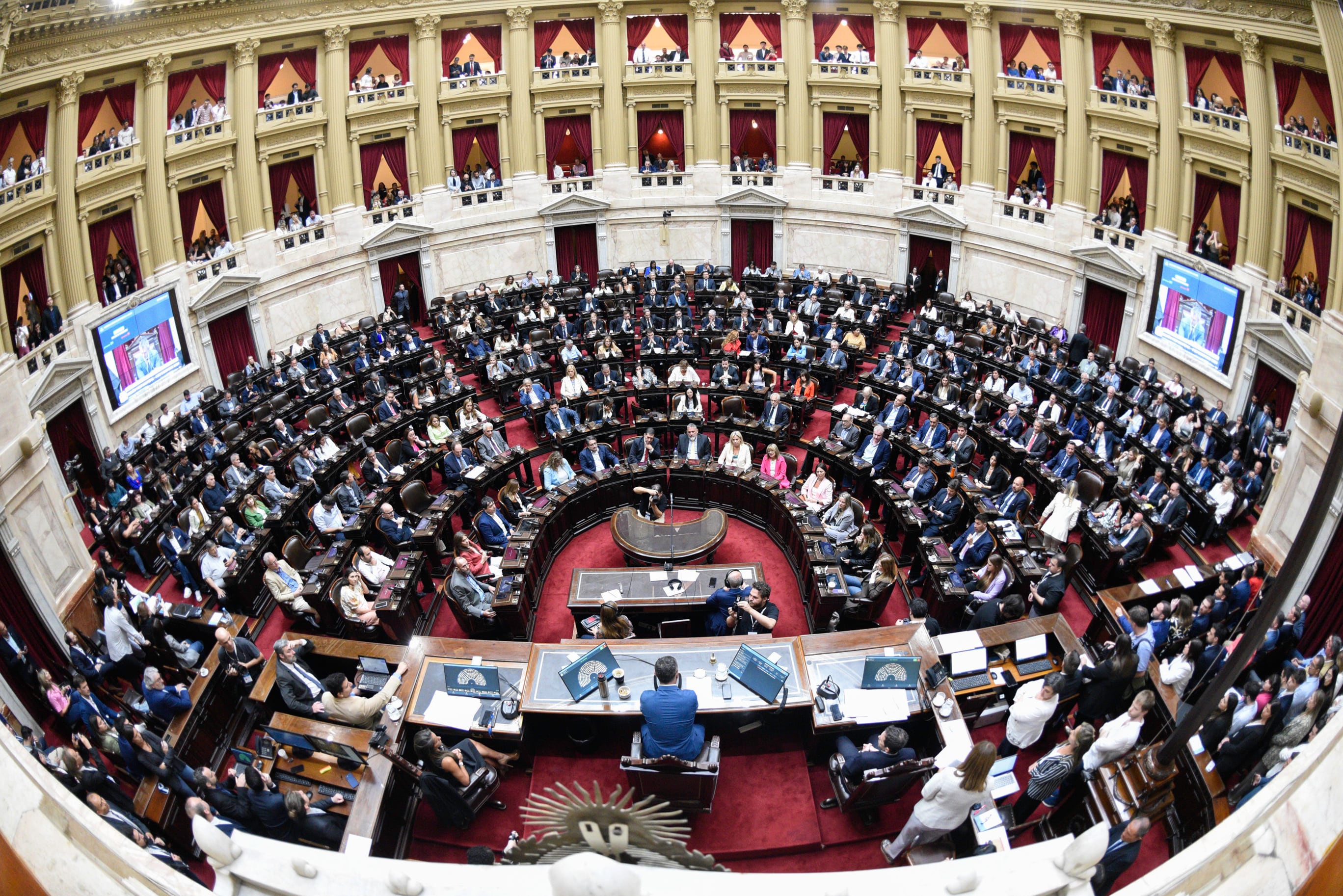 NOTICIAS ARGENTINAS BAIRES. DICIEMBRE 4: Martín Menem fue 
reelegido como presidente de la Cámara de Diputados de la 
Nación. Foto: Prensa/Diputados/NA