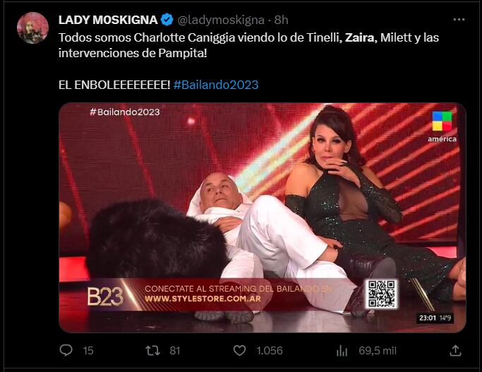 Zaira no para de hacerle reproches a Tinelli y en el Bailando (y en las redes) no se la bancan más