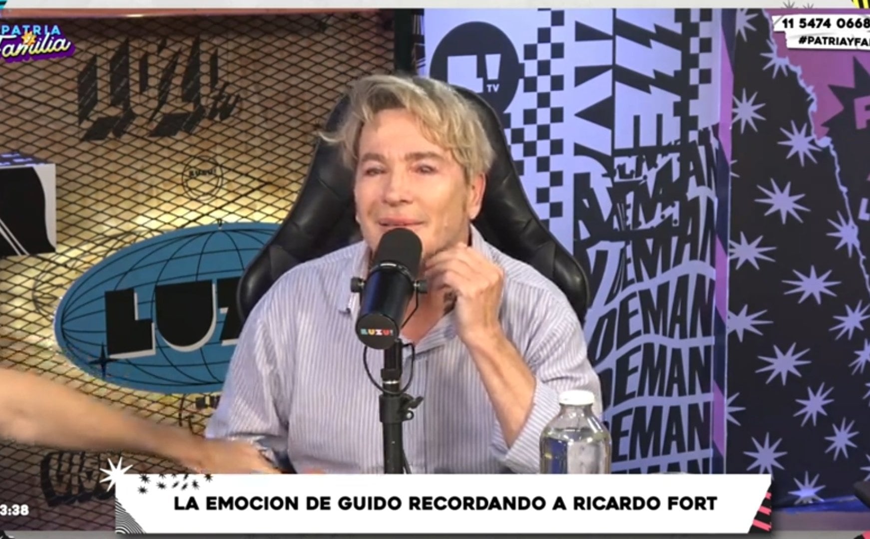 El insólito “accidente fashion” de Guido Süller en pleno vivo.