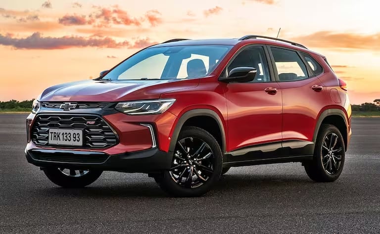 La Chevrolet Tracker se mantiene como líder del segmento con 931 unidades. Gentileza: La Nación.