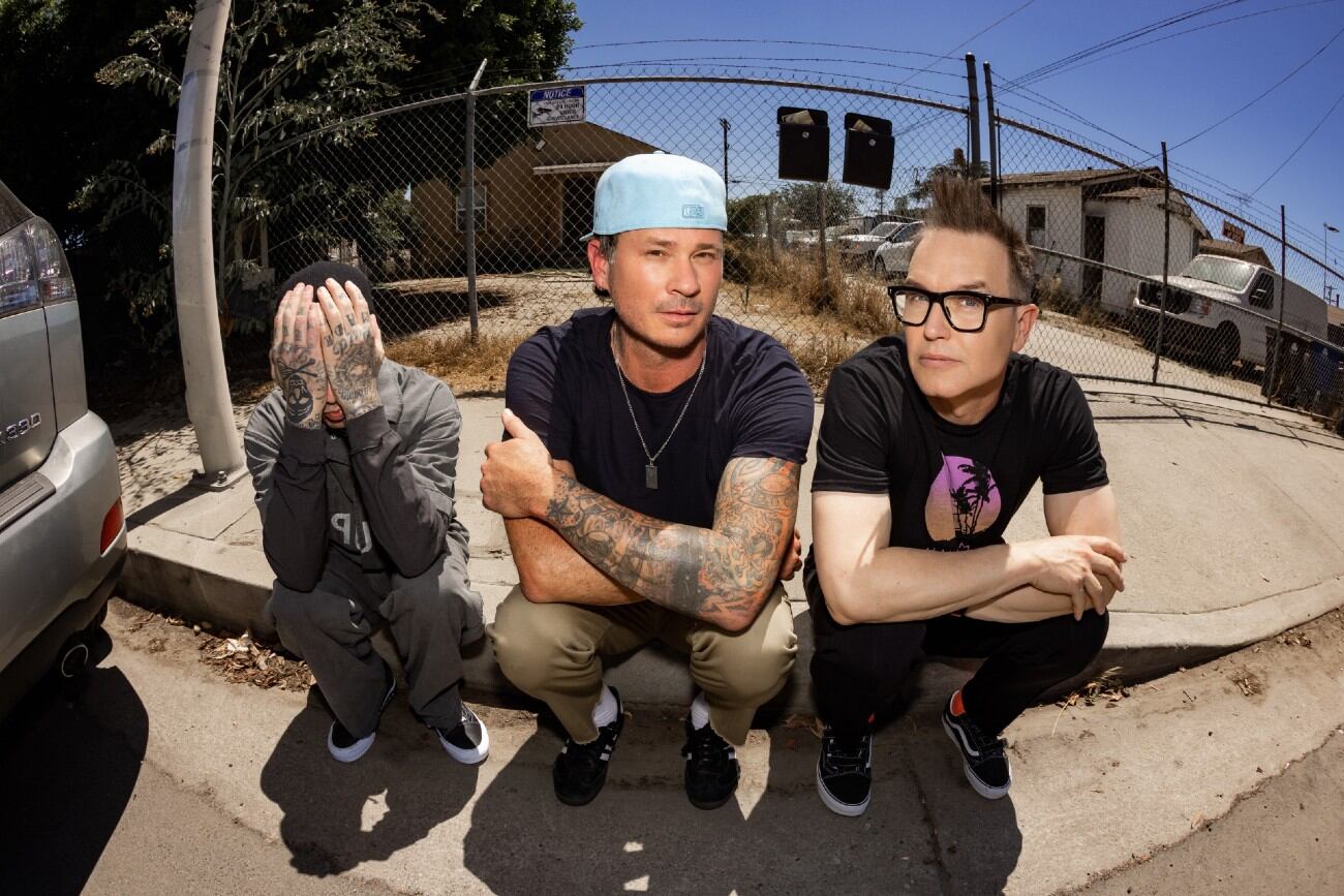 La formación más icónica de blink-182.