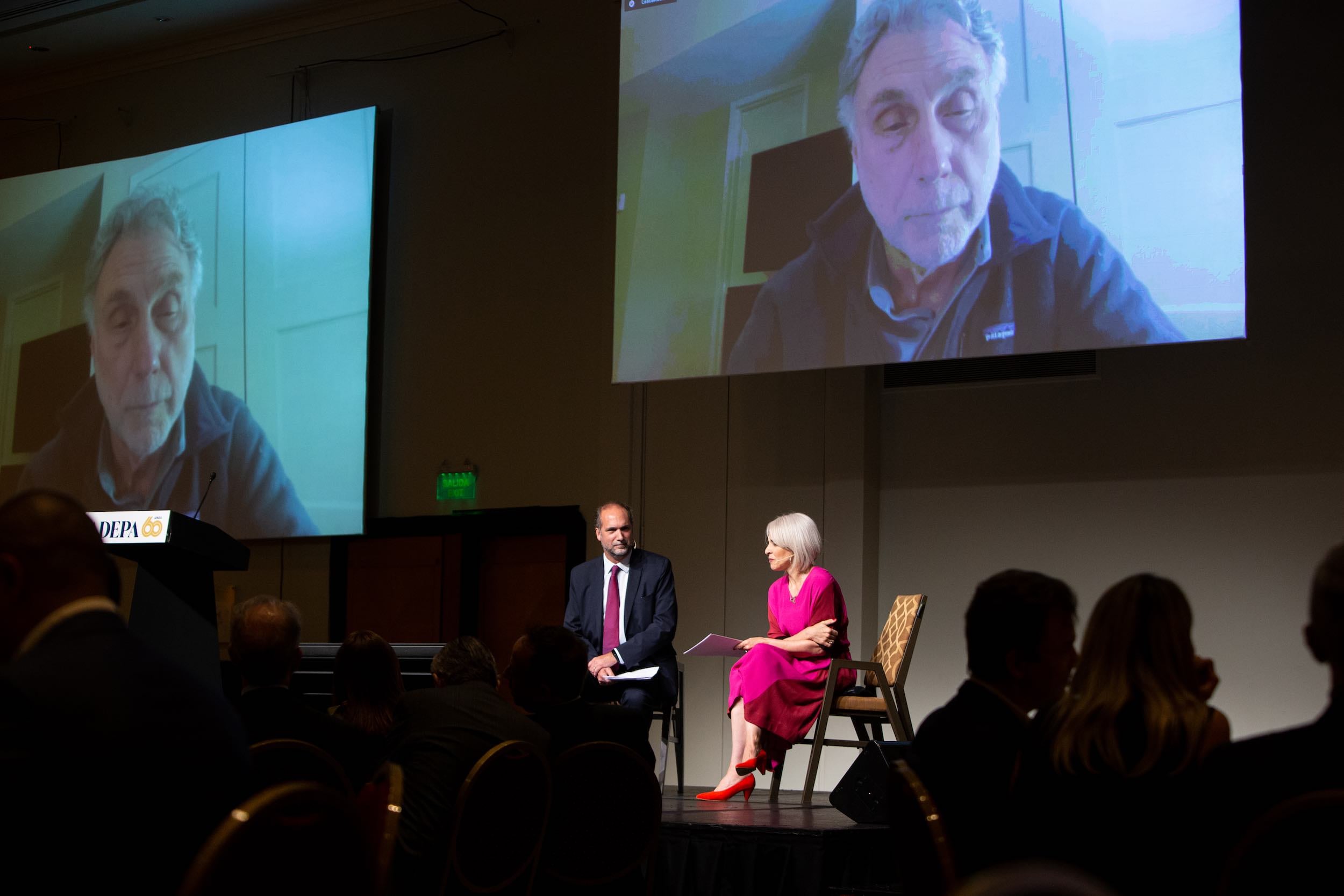 Marty Baron y una interesante entrevista en el almuerzo por los 60 años de Adepa.