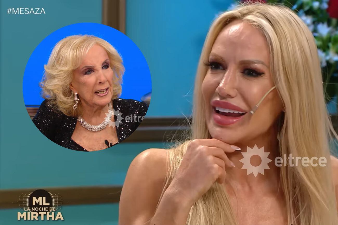 Mirtha Legrand, picante con Luciana Salazar: indagó sobre su nueva pareja y le preguntó sobre un posible romance con el hijo de Cristina Kirchner (Capturas de pantalla)