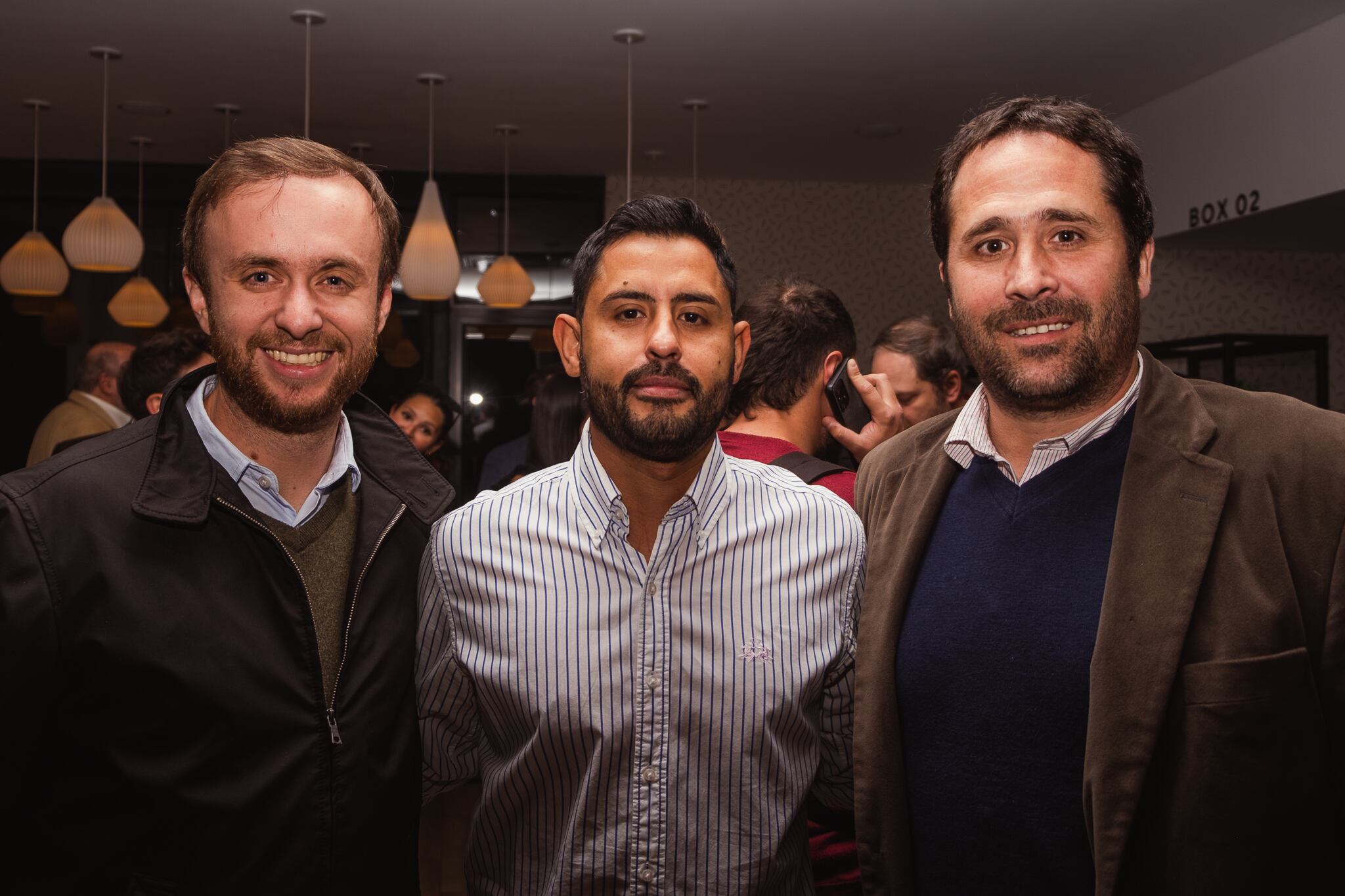 Federico Giroldi, Carlos Barbagallo y Javier Riglos.