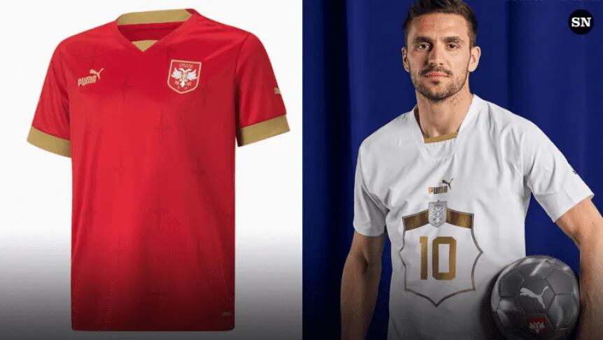 La camiseta de Serbia /Gentileza TyC Sports