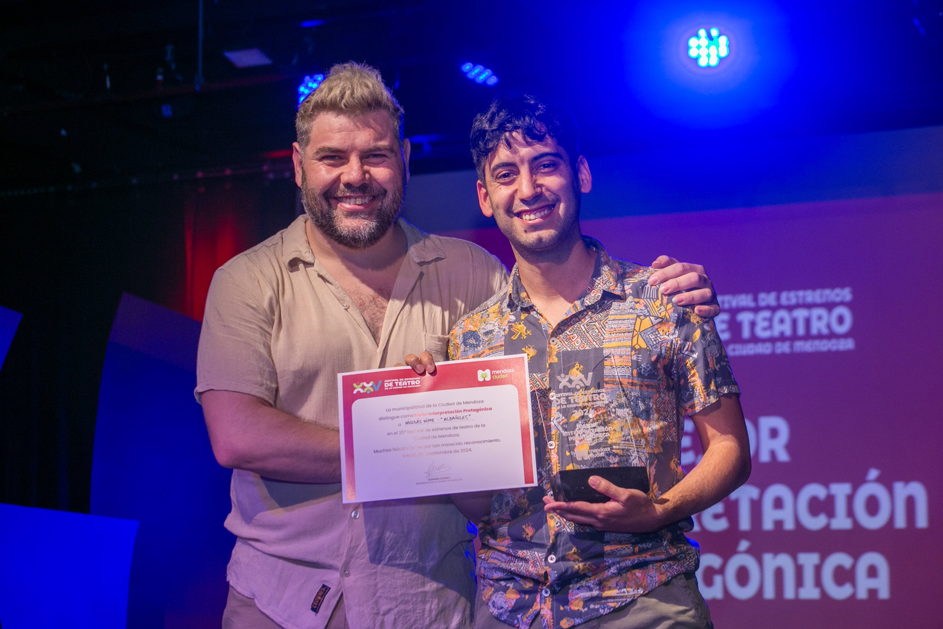 Lo mejor del teatro mendocino fue premiado en el teatro Quintanilla