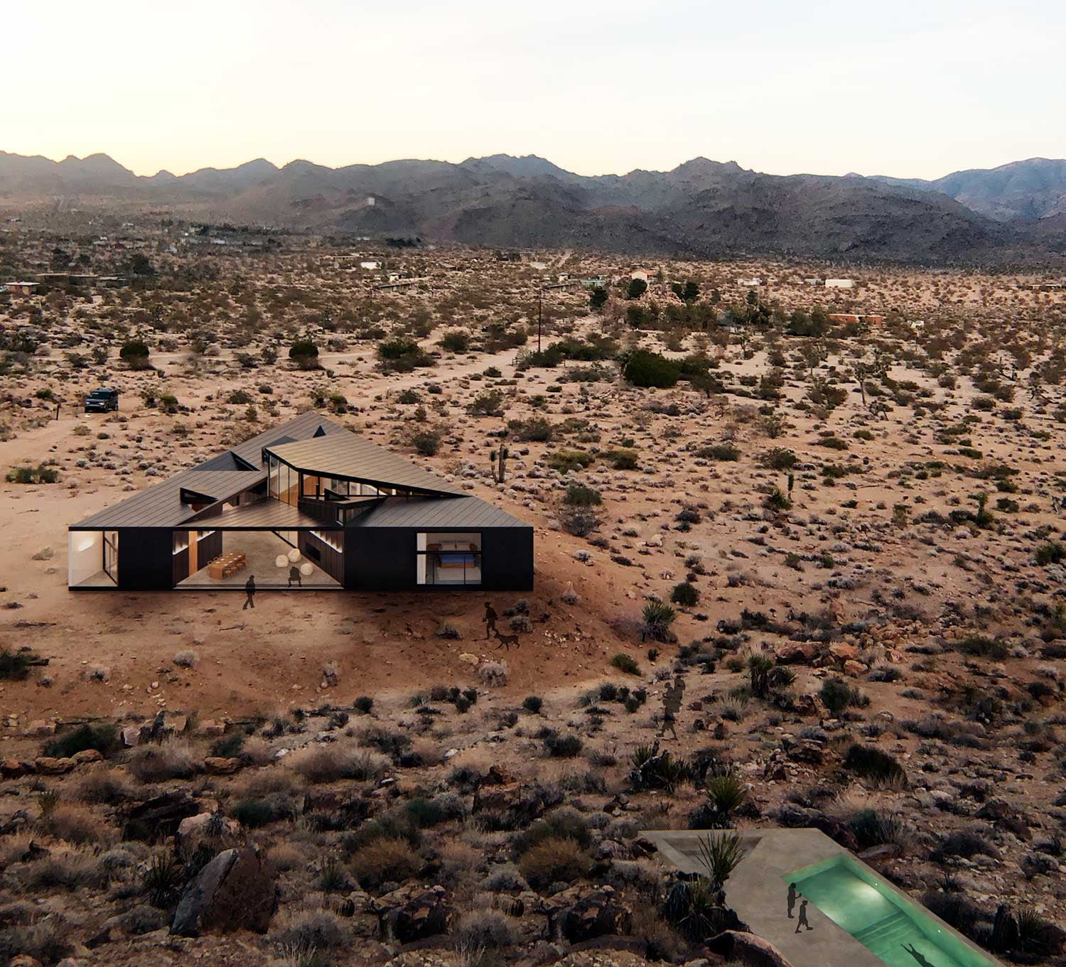 Joshua Tree es un pueblo desértico, en el que Amber buscará "alejarse de todo"