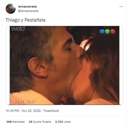 Memes del beso de Thiago y Daniela de Gran Hermano