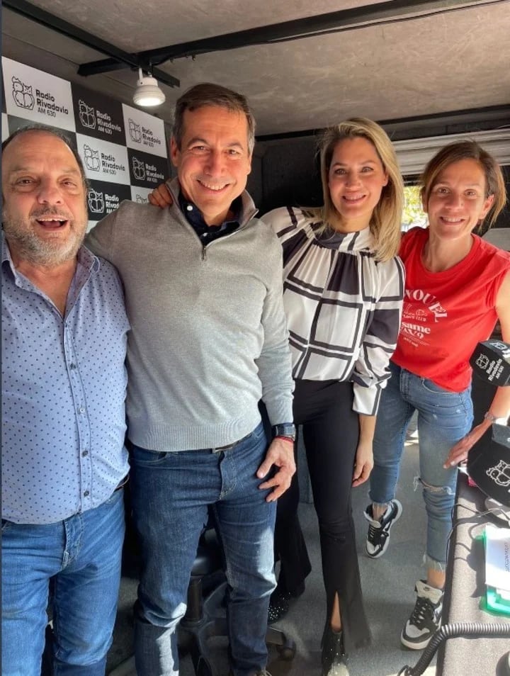 Carolina Losada y Luis Naidenoff durante su visita a la Exposición Rural de Palermo. Foto: Instagram