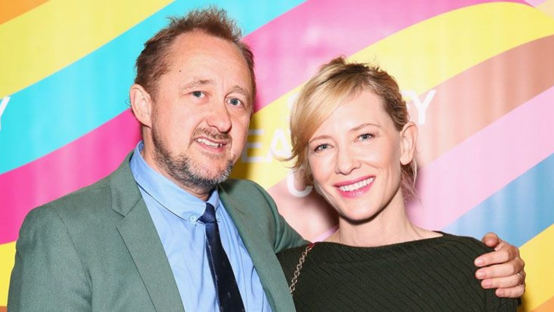 Cate Blanchett junto a su marido.