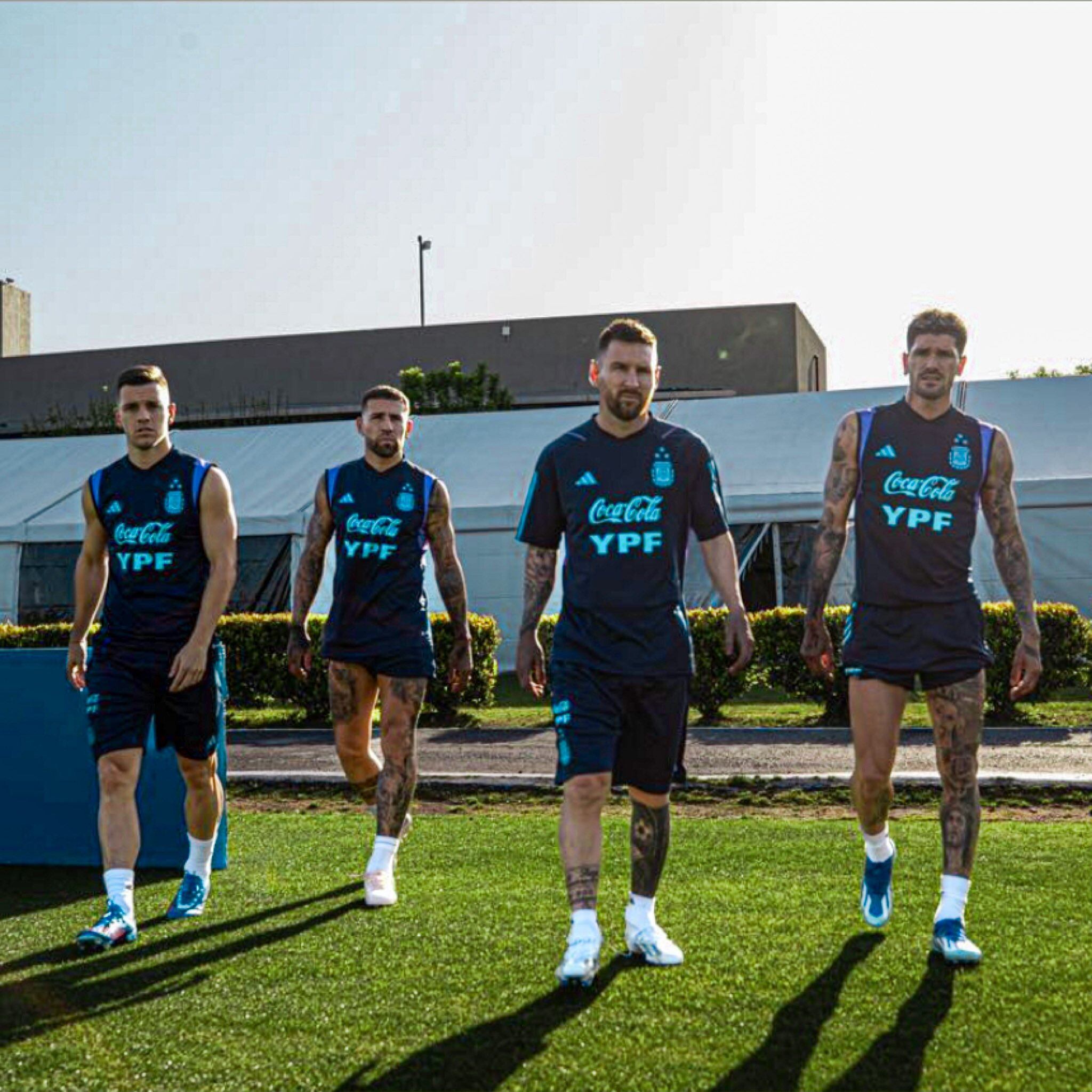 La selección Argentina se entrena en Ezeiza