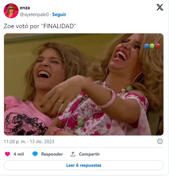 Los memes por la nominación de Zoe