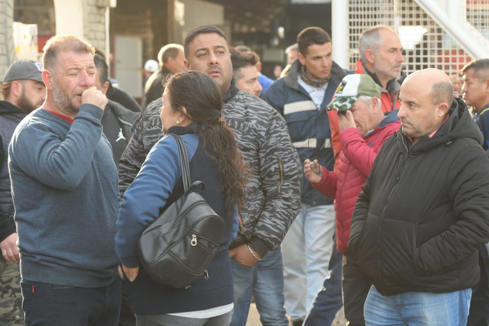 Pedido de justicia en la feria de Guaymallén por el crimen de Emilio Giménez. Ignacio Blanco / Los Andes