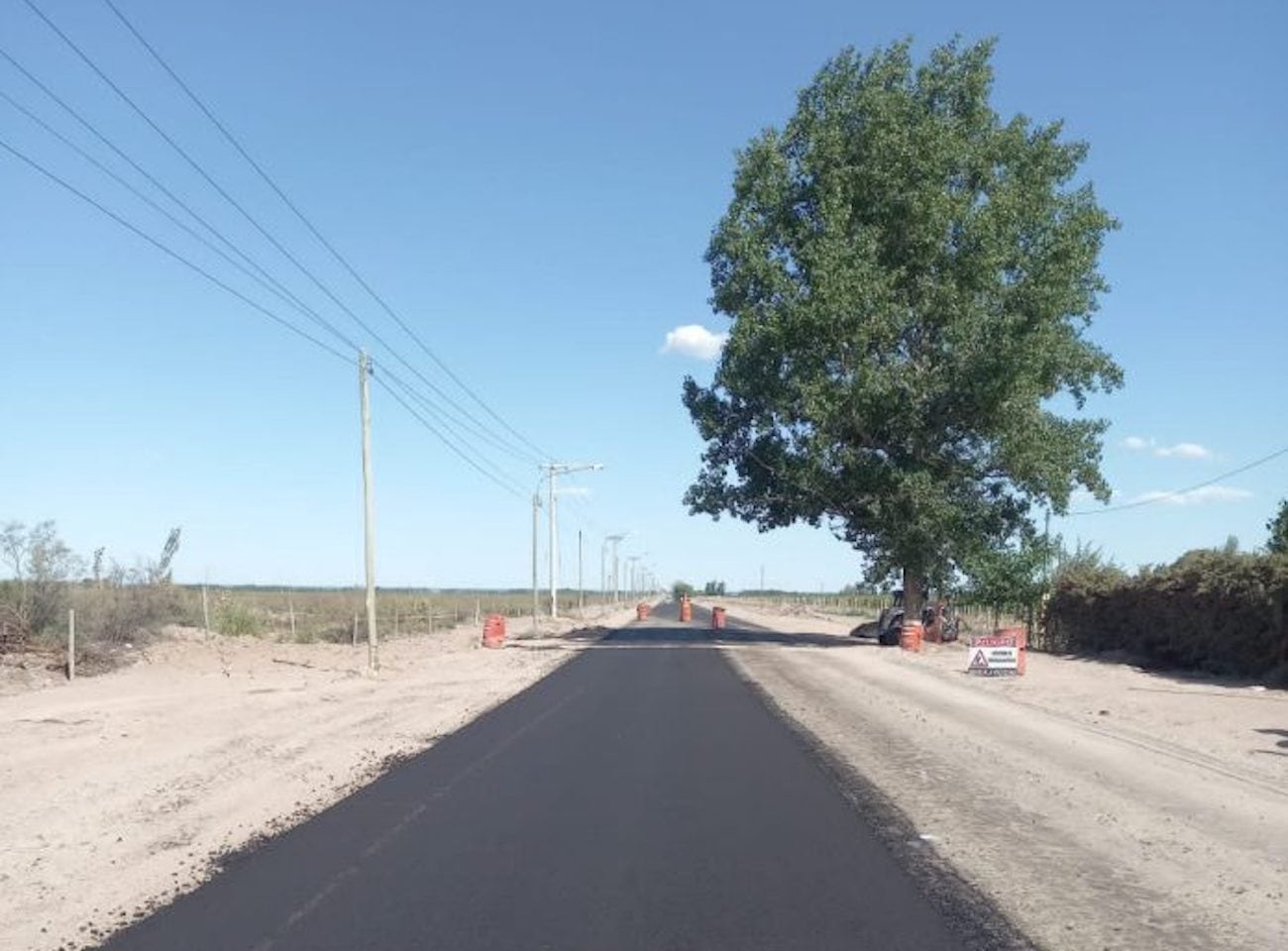 Nuevo puente y avance del 50% para una ruta estratégica de Maipú. Foto: Prensa Vialidad de Mendoza