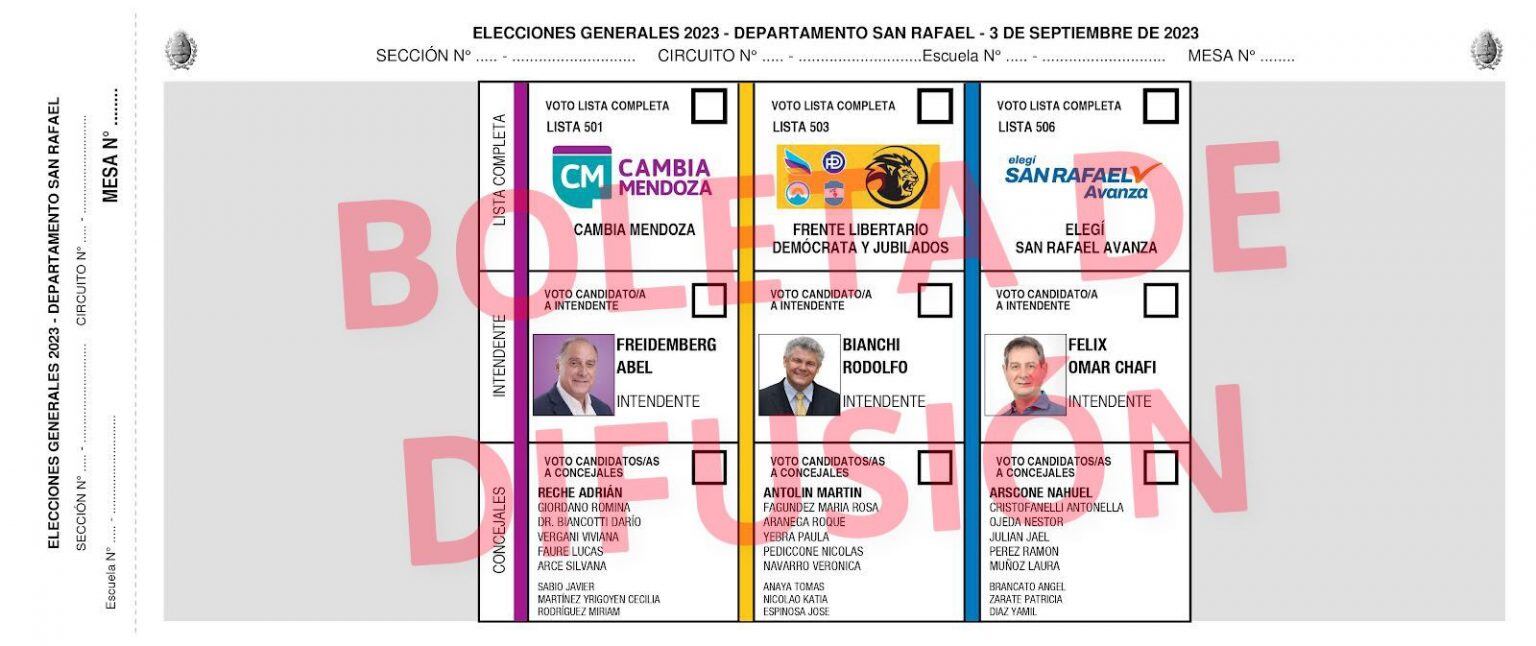 Boletas Elecciones Municipales