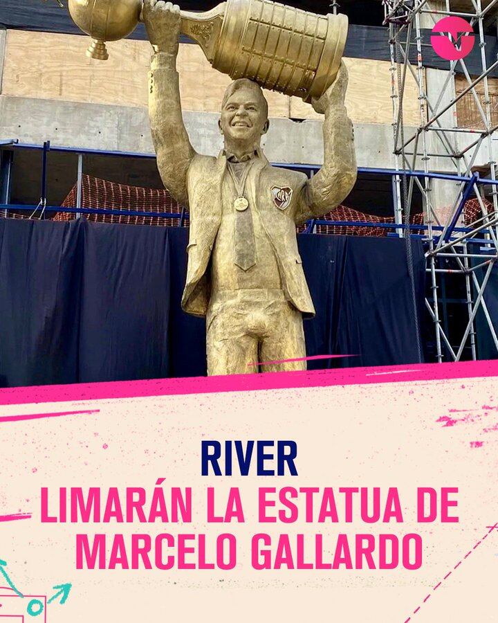 Tras la polémica, modificaran el diseño de la estatua. Foto: Twitter/@TNTSportsAR