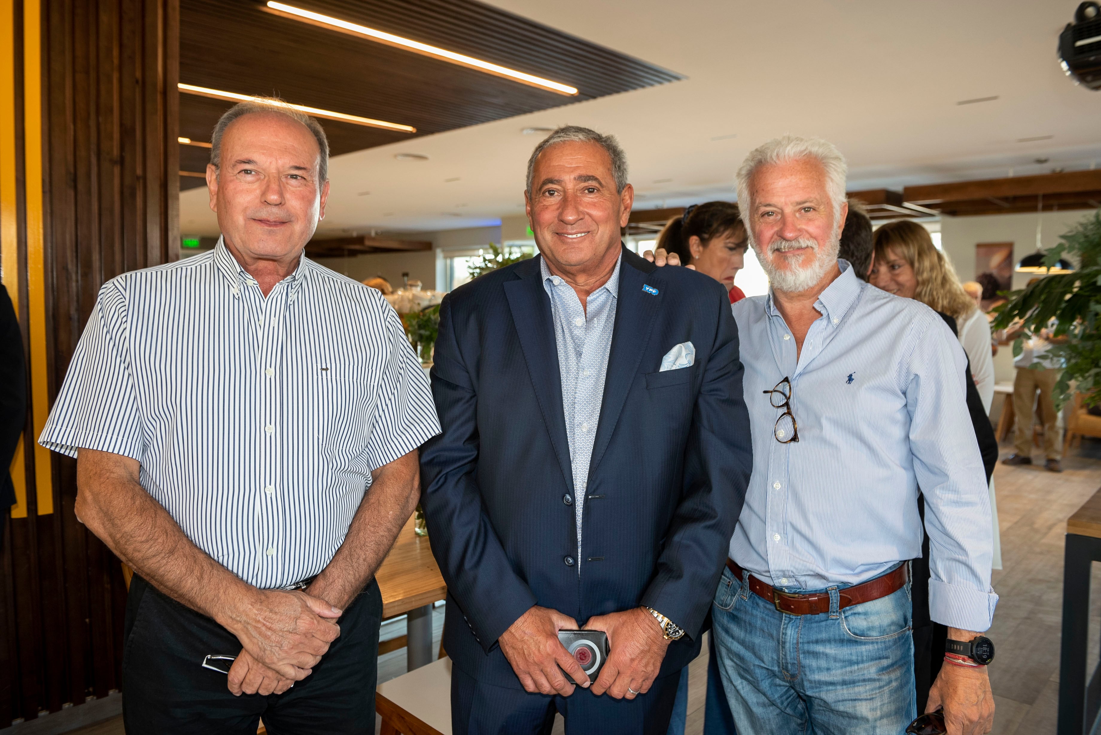 Carlos Boggio, Alfredo Vila y Carlos Arguinaco.