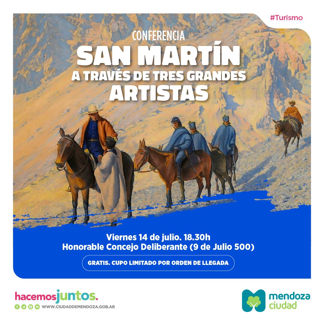 Conocé más de la Campaña Libertadora con “San Martín a través de tres grandes artistas”. Foto: