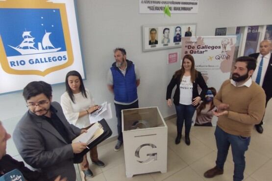 El sorteo fue organizado por la municipalidad de Río Gallegos.