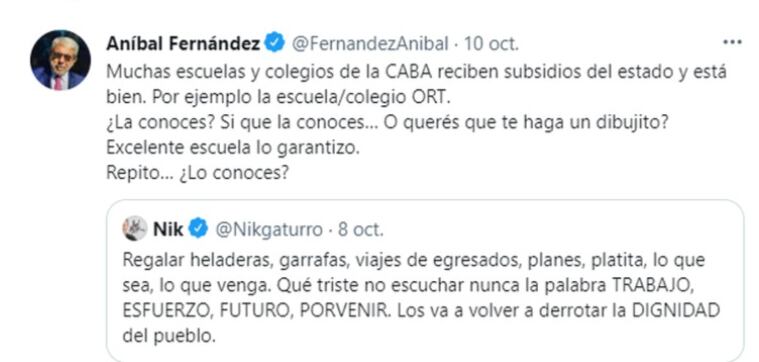 Nik, el dibujante de Gaturro, denunció amenazas por parte del ministro de Seguridad de la Nación.