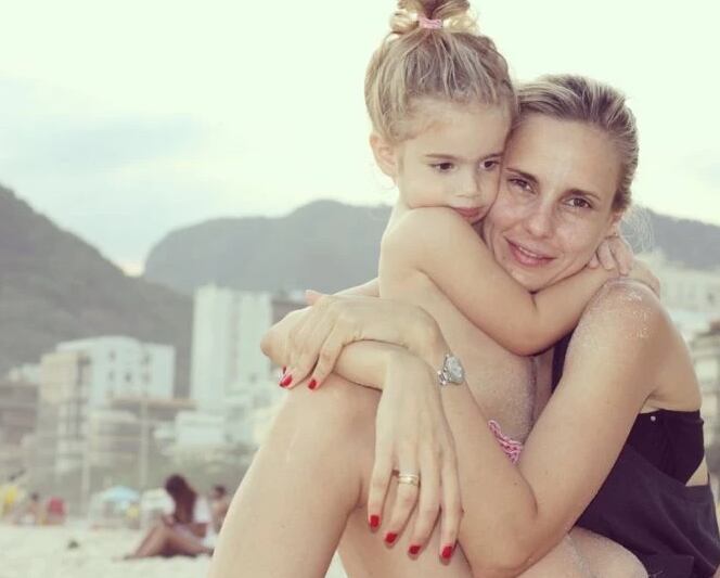 Julieta Cardinali y su hija Charo