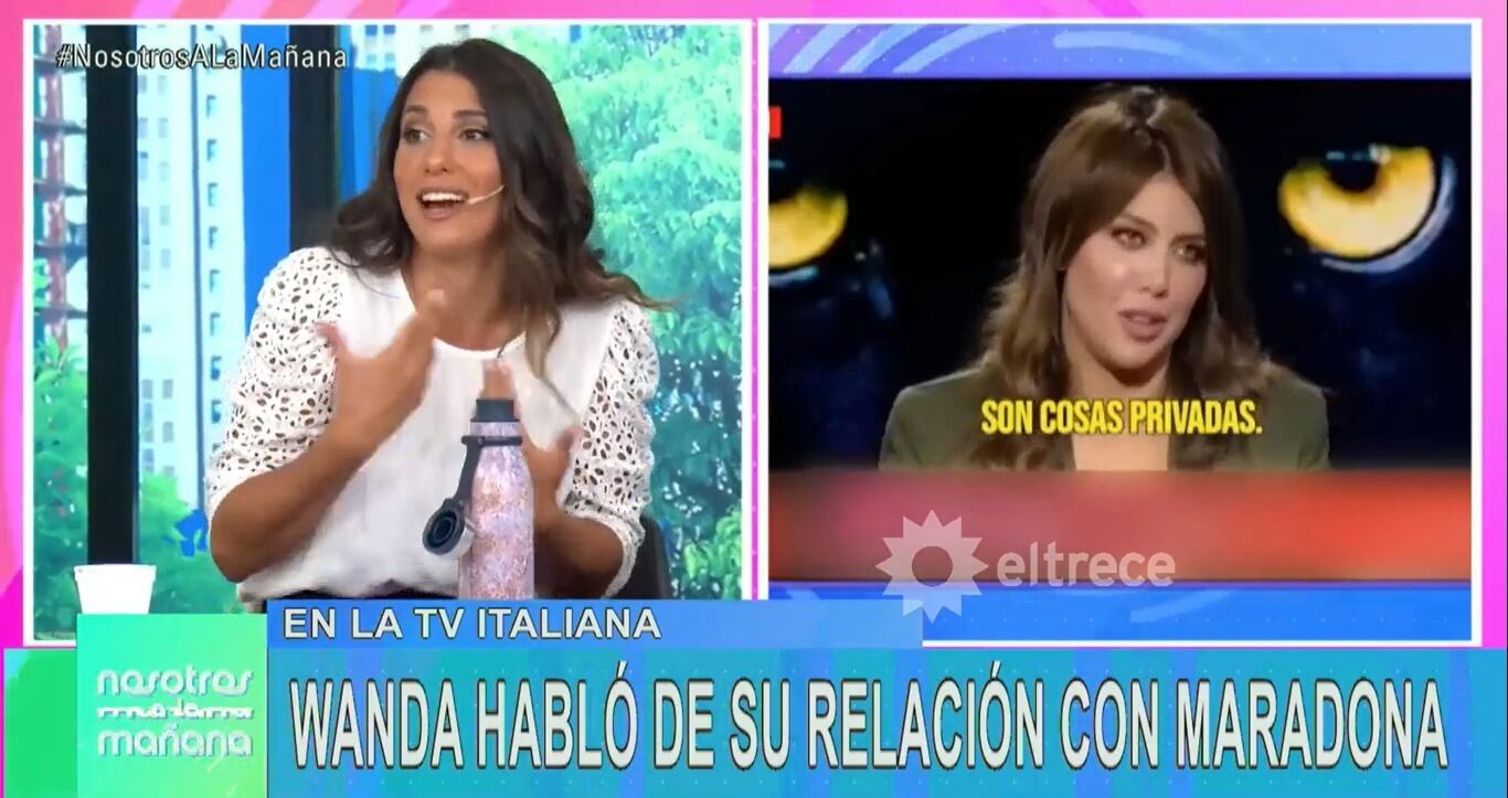 Cinthia Fernández criticó a Wanda Nara.