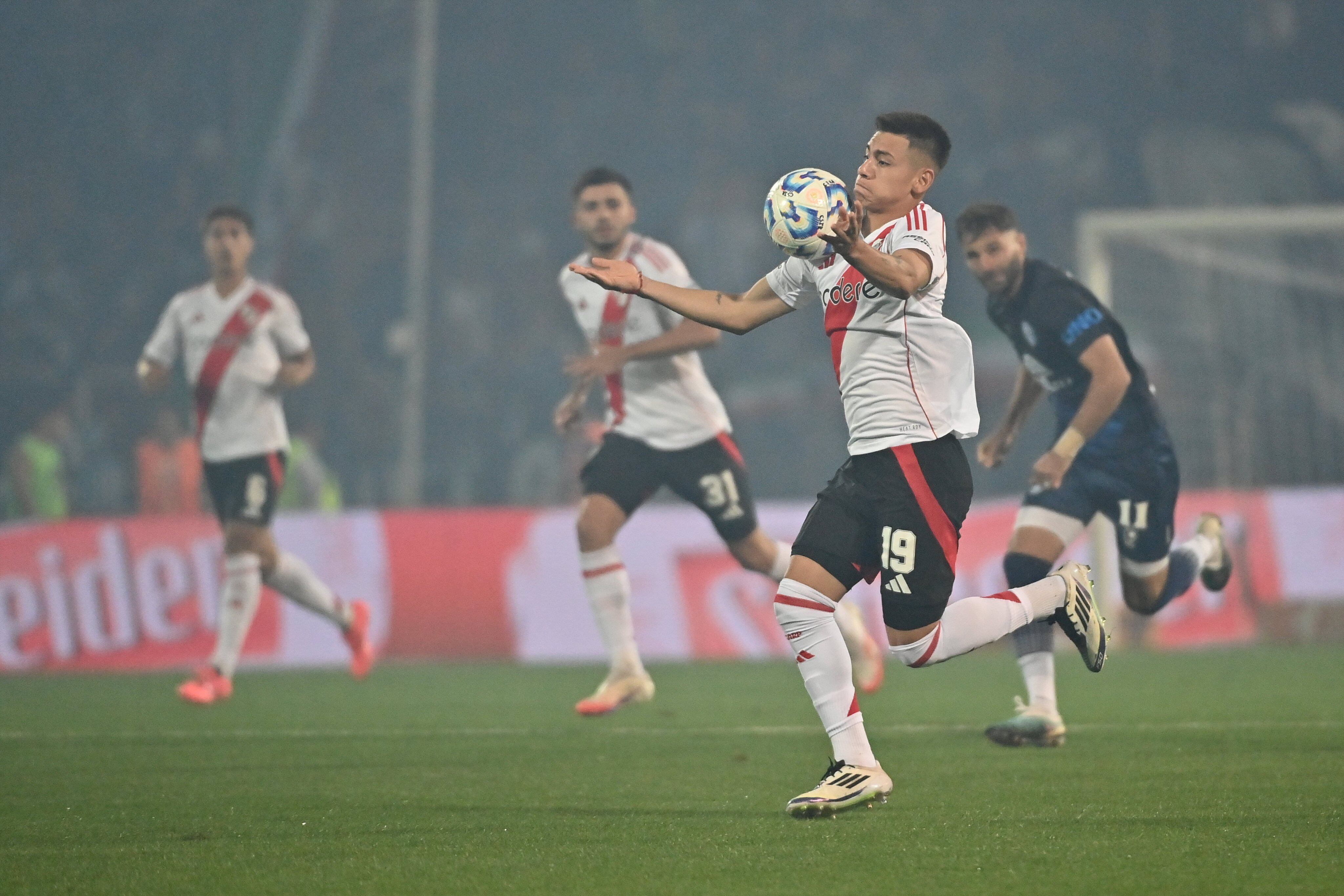 River arrancó mal el partido en Mendoza (Foto: Prensa River).