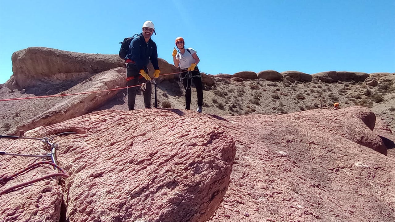 Siete Colores, una formación deslumbrante al Este de Uspallata