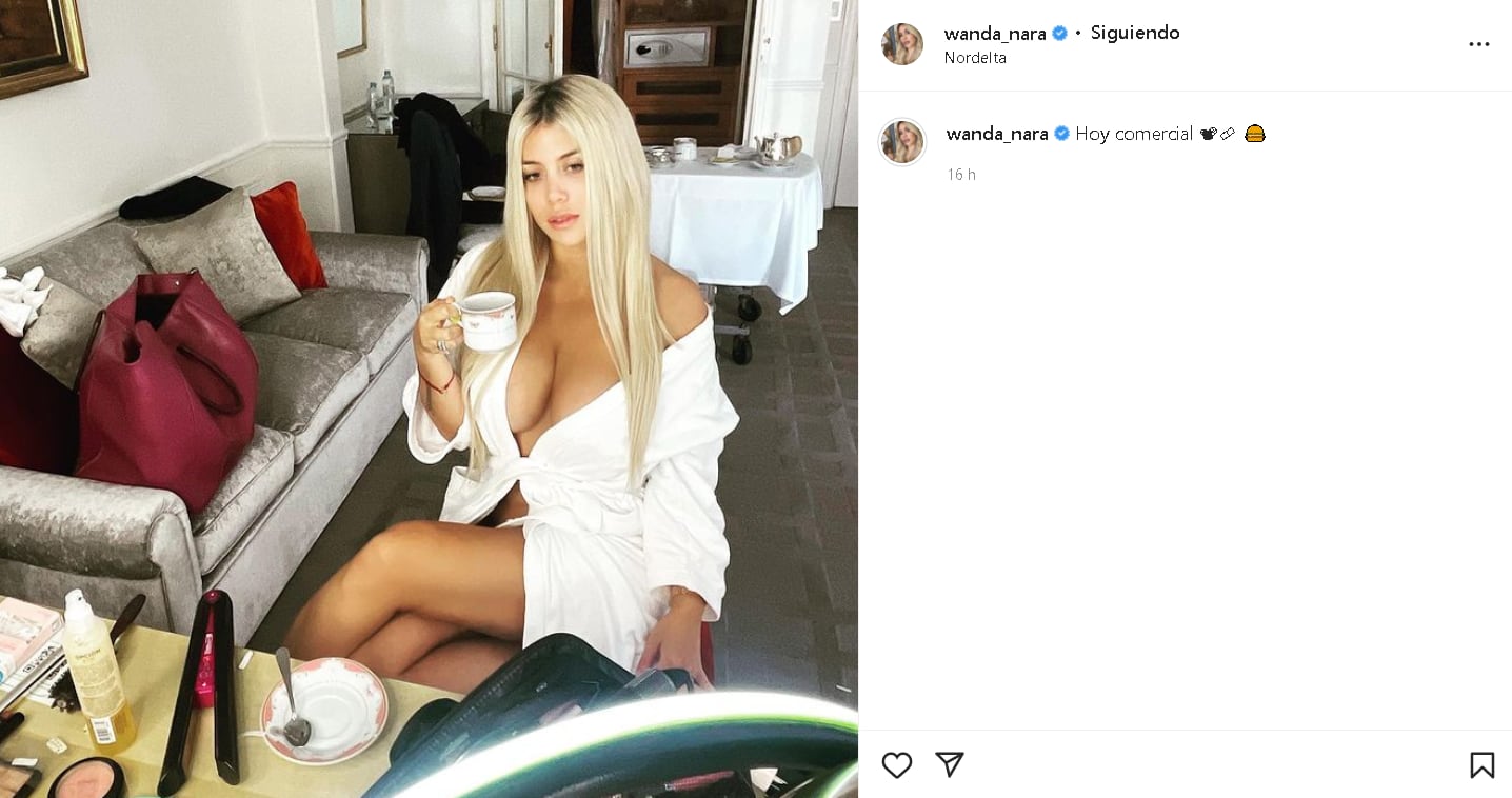 Wanda Nara abusó del Photoshop otra vez