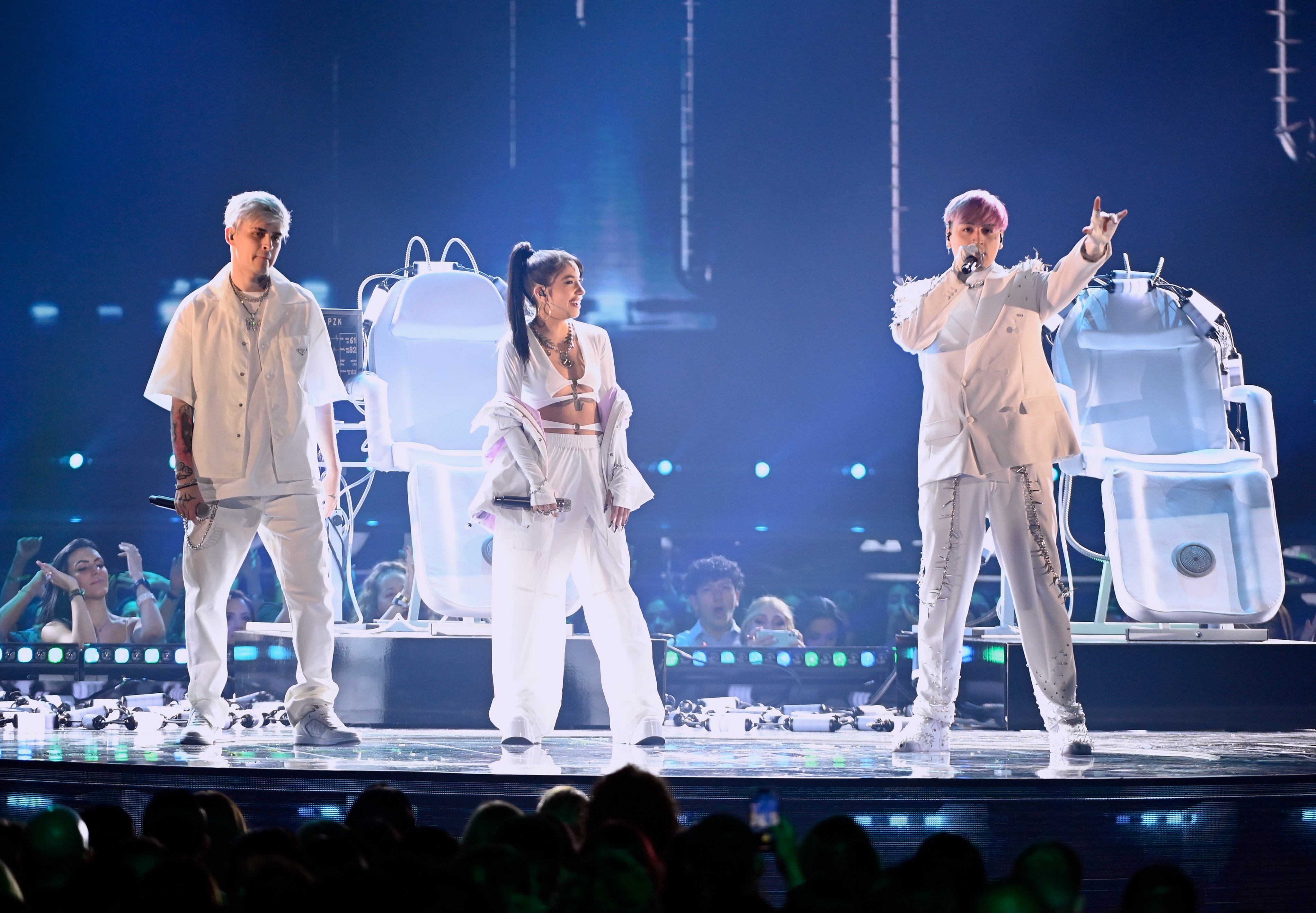 María Becerra, Lit Killah y Tiago PZK en los Latin AMAs 2022