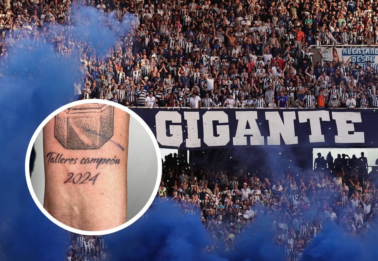 La obra de arte que abrió un debate entre los hinchas de Talleres.