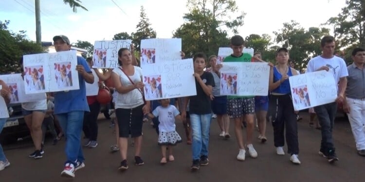 Marcha por Fabiana Sirino. (Gentileza)