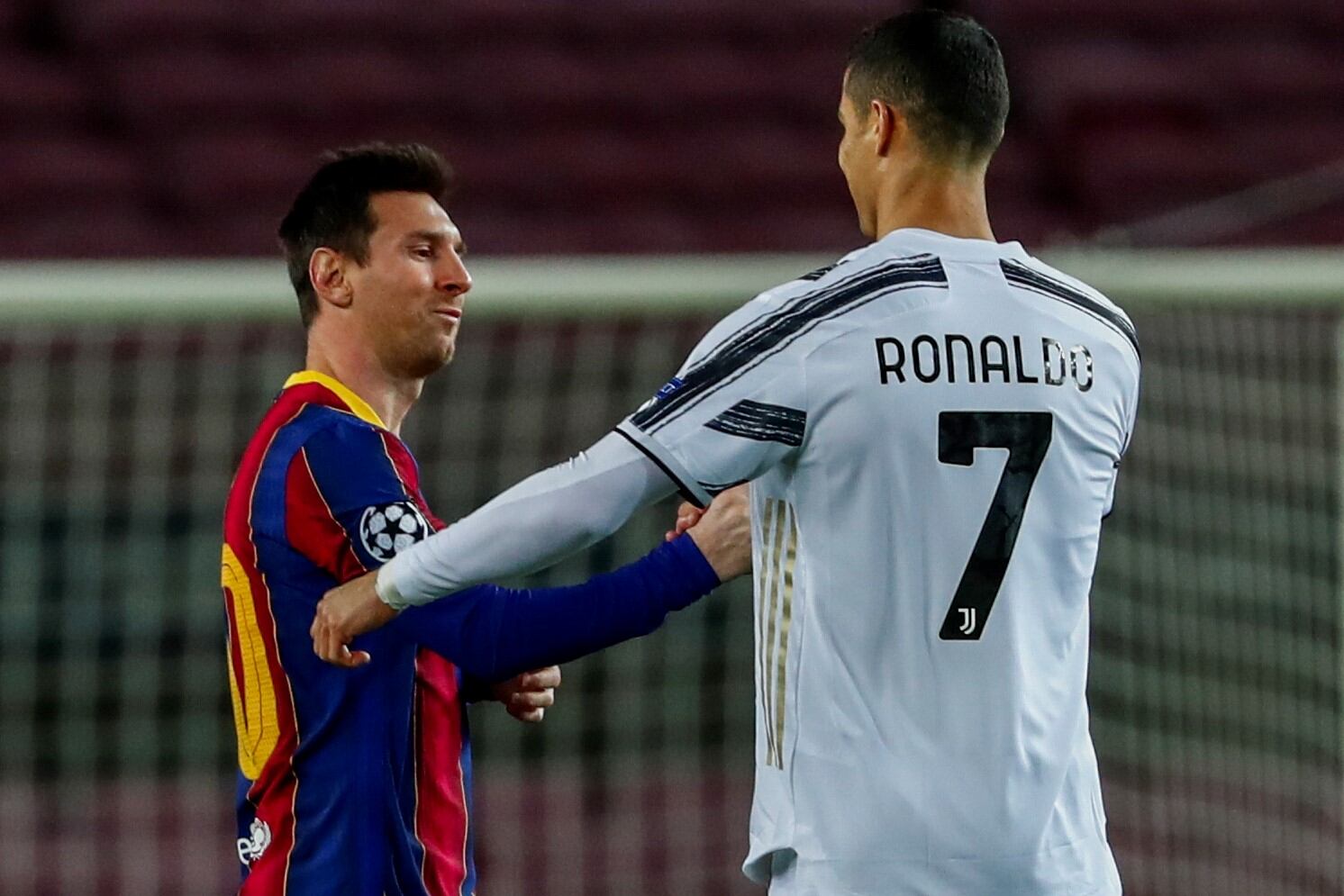 Lionel Messi y Cristiano Ronaldo. Foto archivo