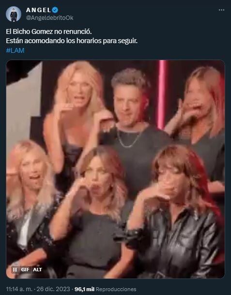 Uno de los famosos analiza abandonar el certamen.