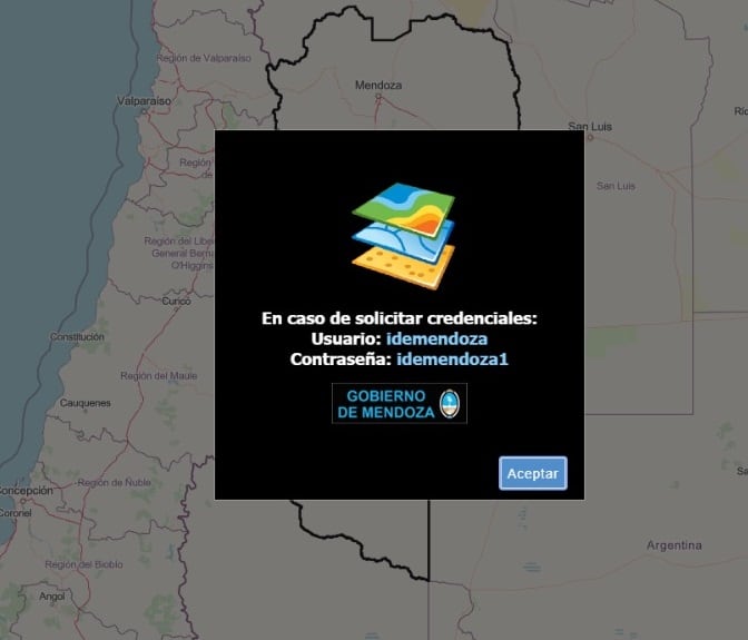 Cómo funciona y a qué información se puede acceder desde el “Google Maps mendocino”. Foto: Captura Web