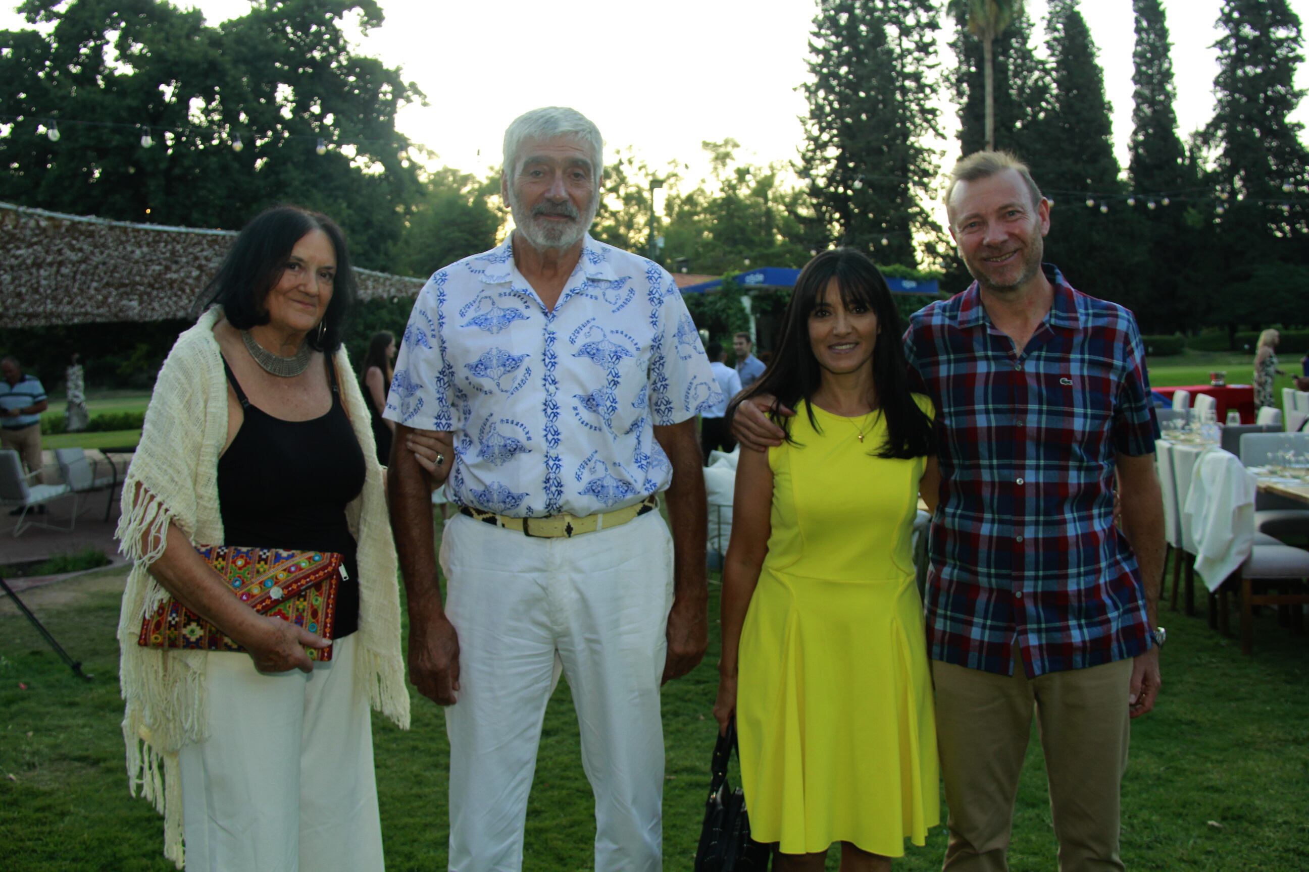 Delia Ahumada, Pedro Villanueva, Claudia Ledesma y Marcelo Gil.